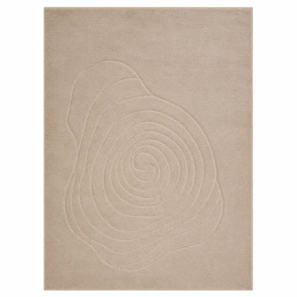 Alfombra Carving Ihla (Bege, 150X200CM)