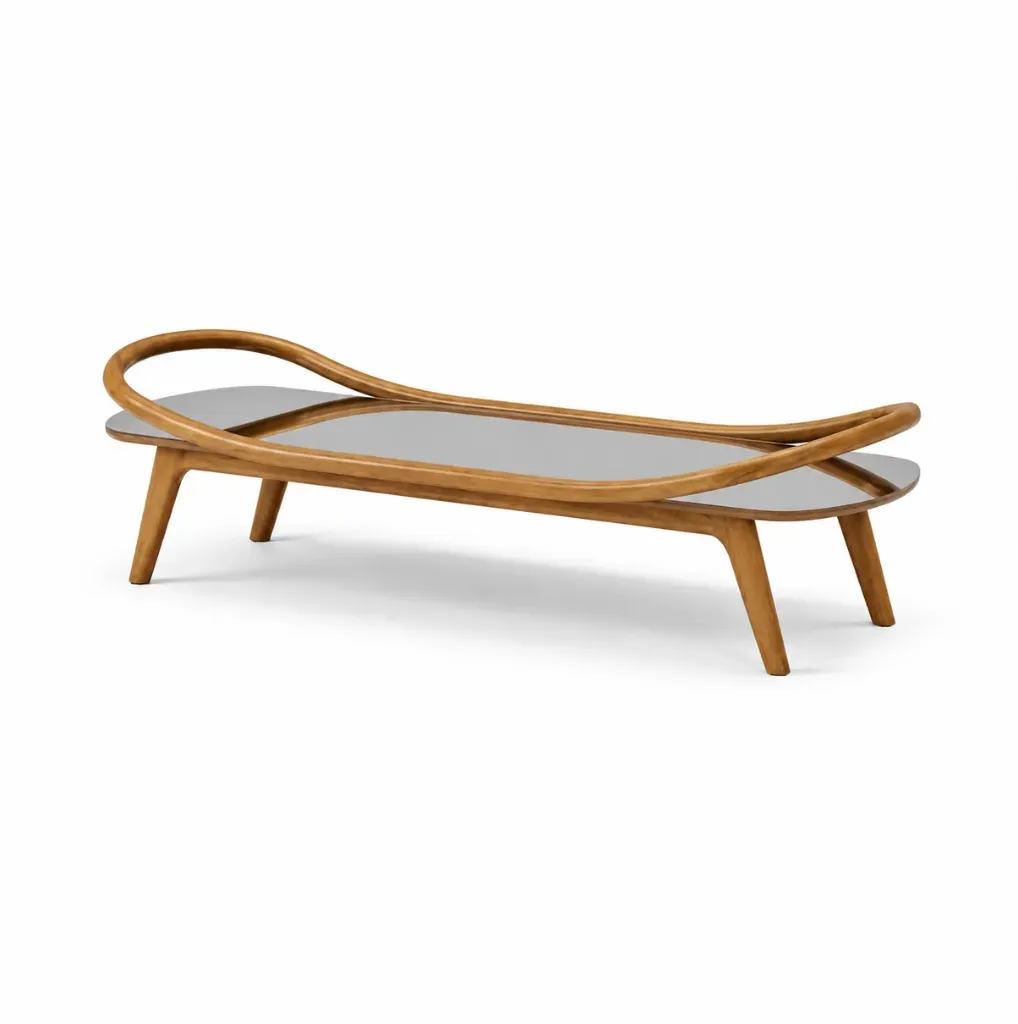 Mesa de Centro Priori con Espejo (Champagne)