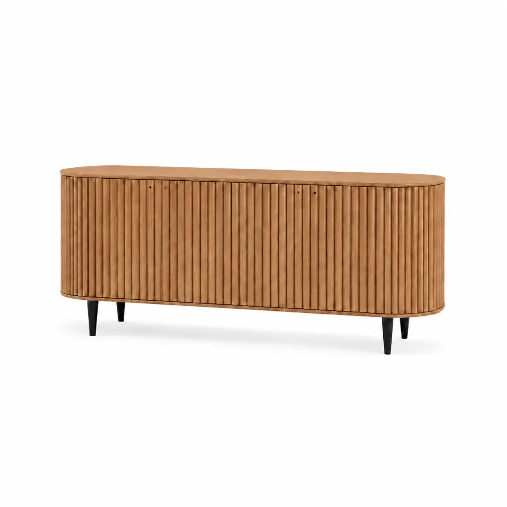 Buffet Radiato (Champagne, 1672x441x803, Negro)