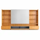 Rack Home Paollo - Espejo bronce