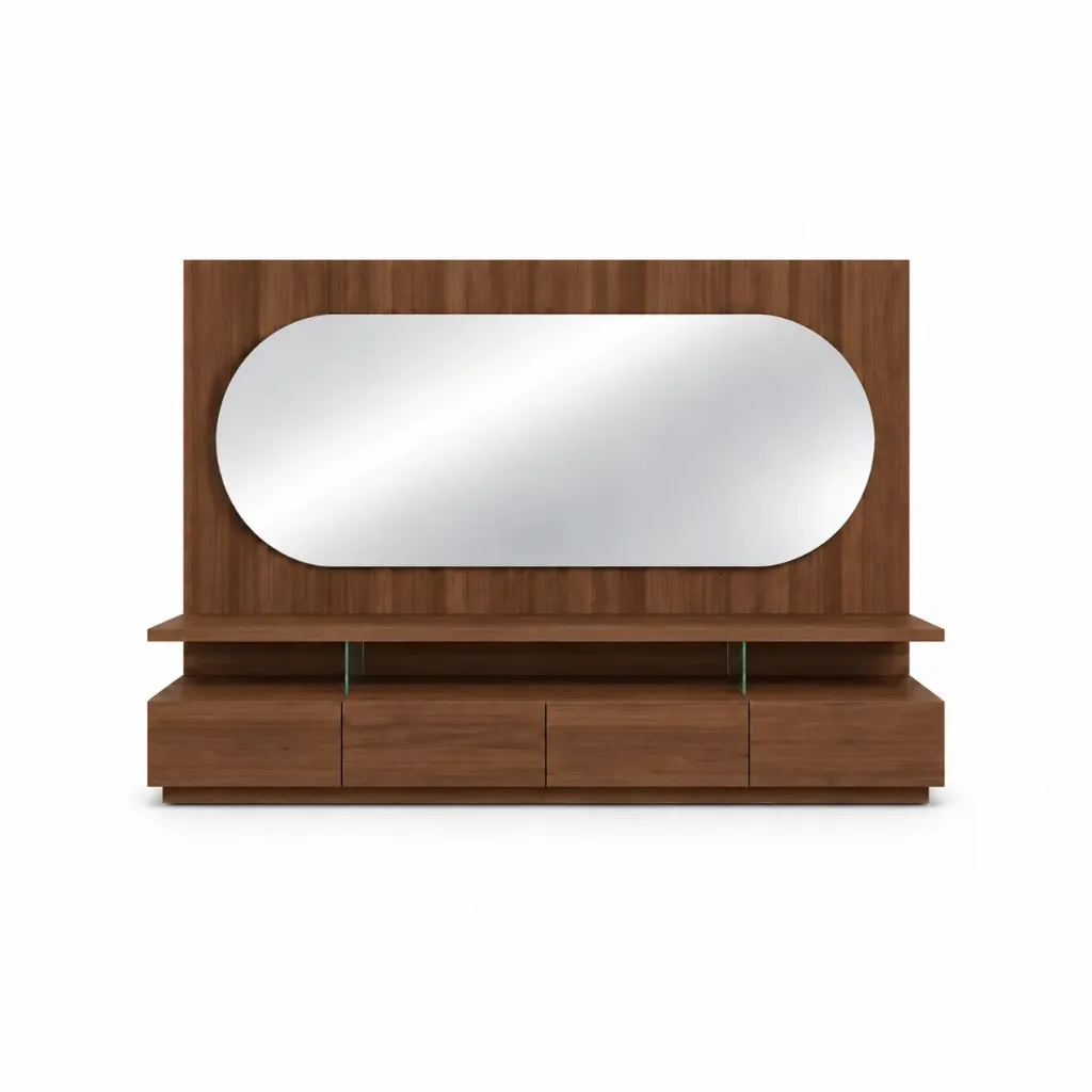 Rack Home Donna - Espejo bronce