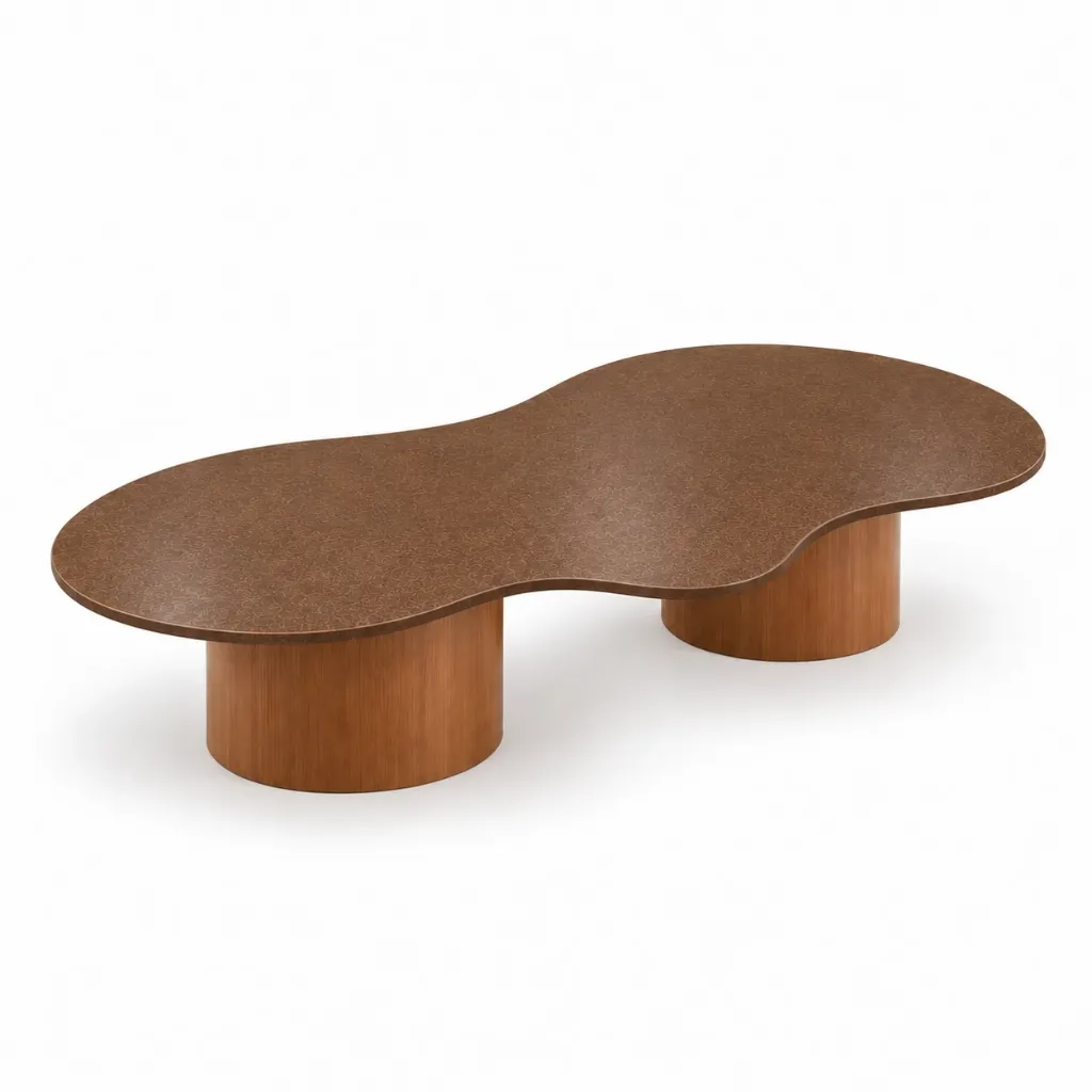 Mesa de Centro Terraço Orgánica - Vidrio Texturizado