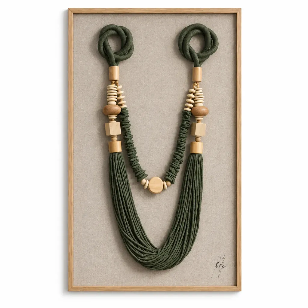 Cuadro Collar Oliva