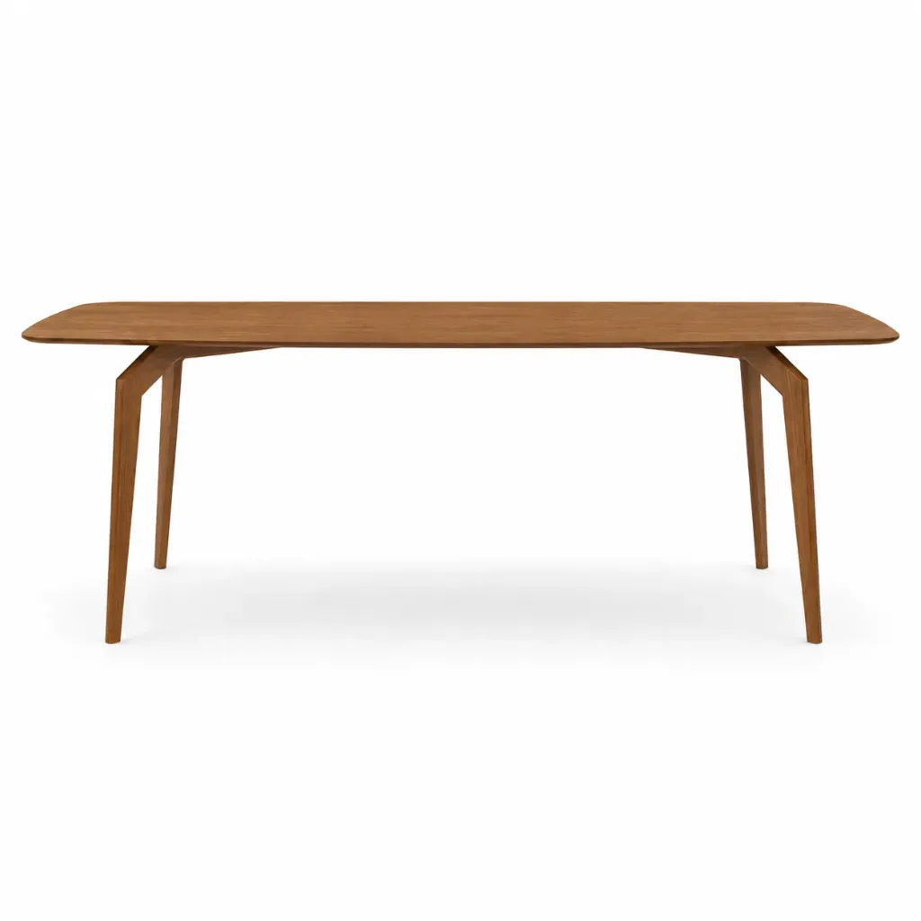 MESA DE COMEDOR ANITA (Madera Castaño, 750x1800x1100)