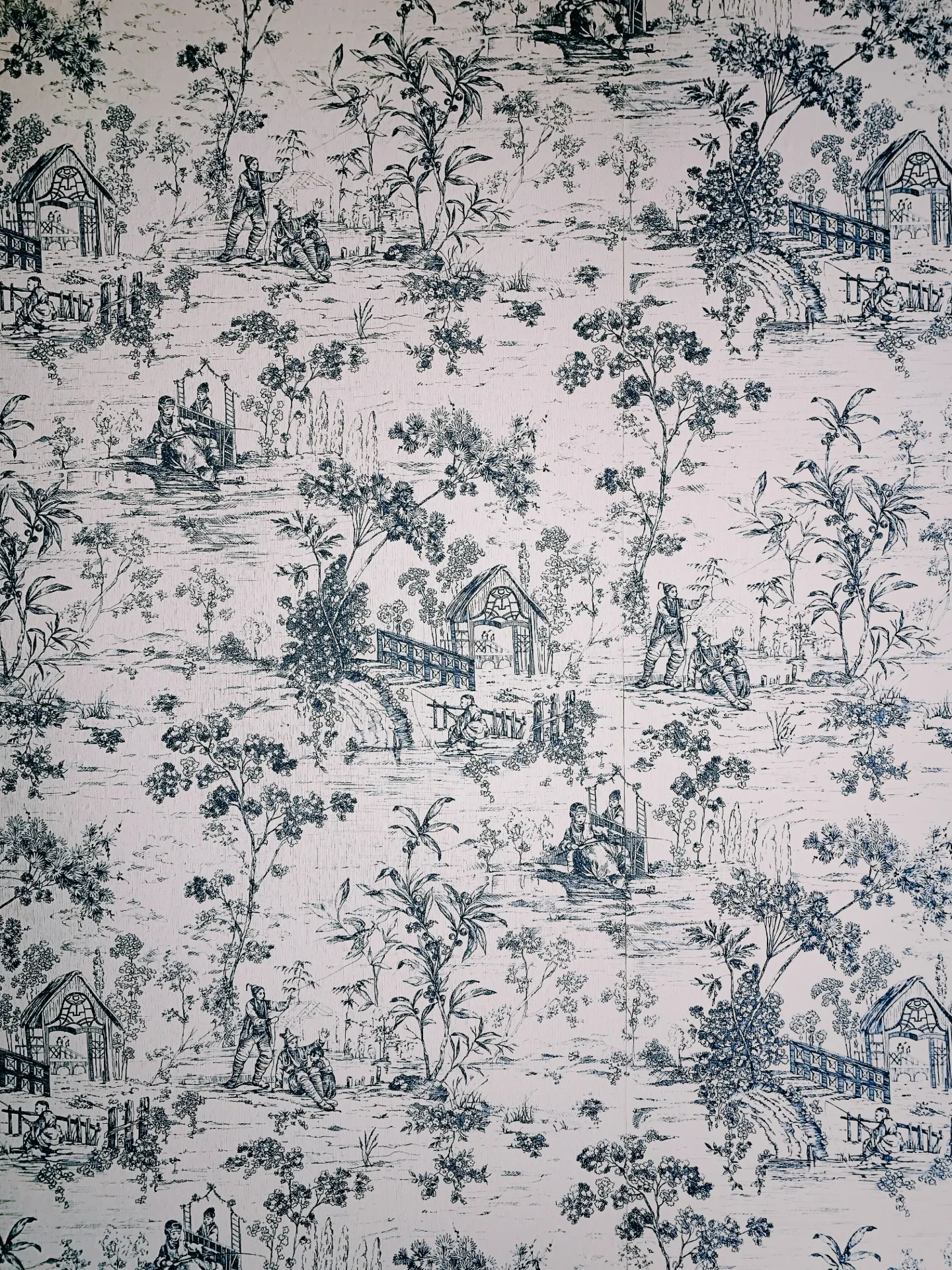 Papel mural Jardín de Porcelana - Colección Patrones y Flores