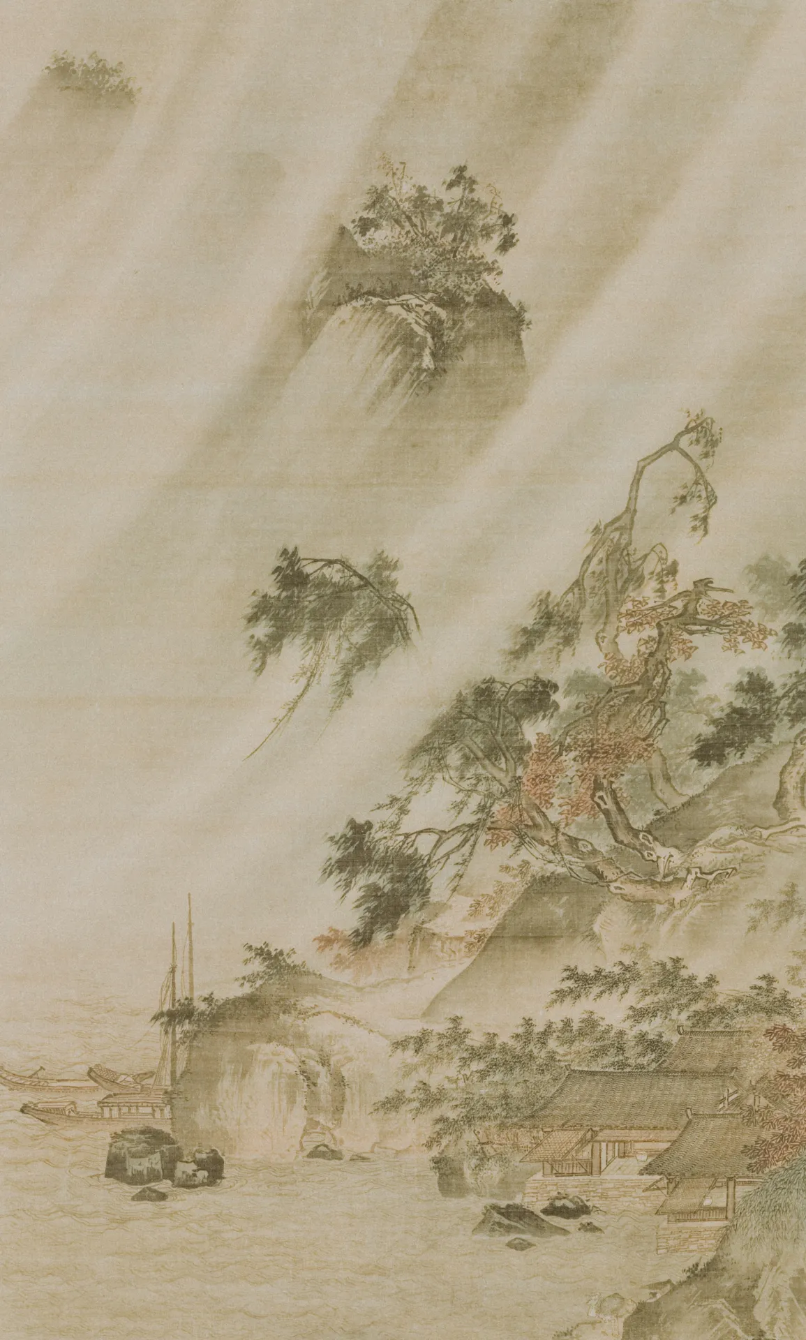 [BH-PM-PF-010] Papel mural Neblina de Oriente - Colección Patrones y Flores