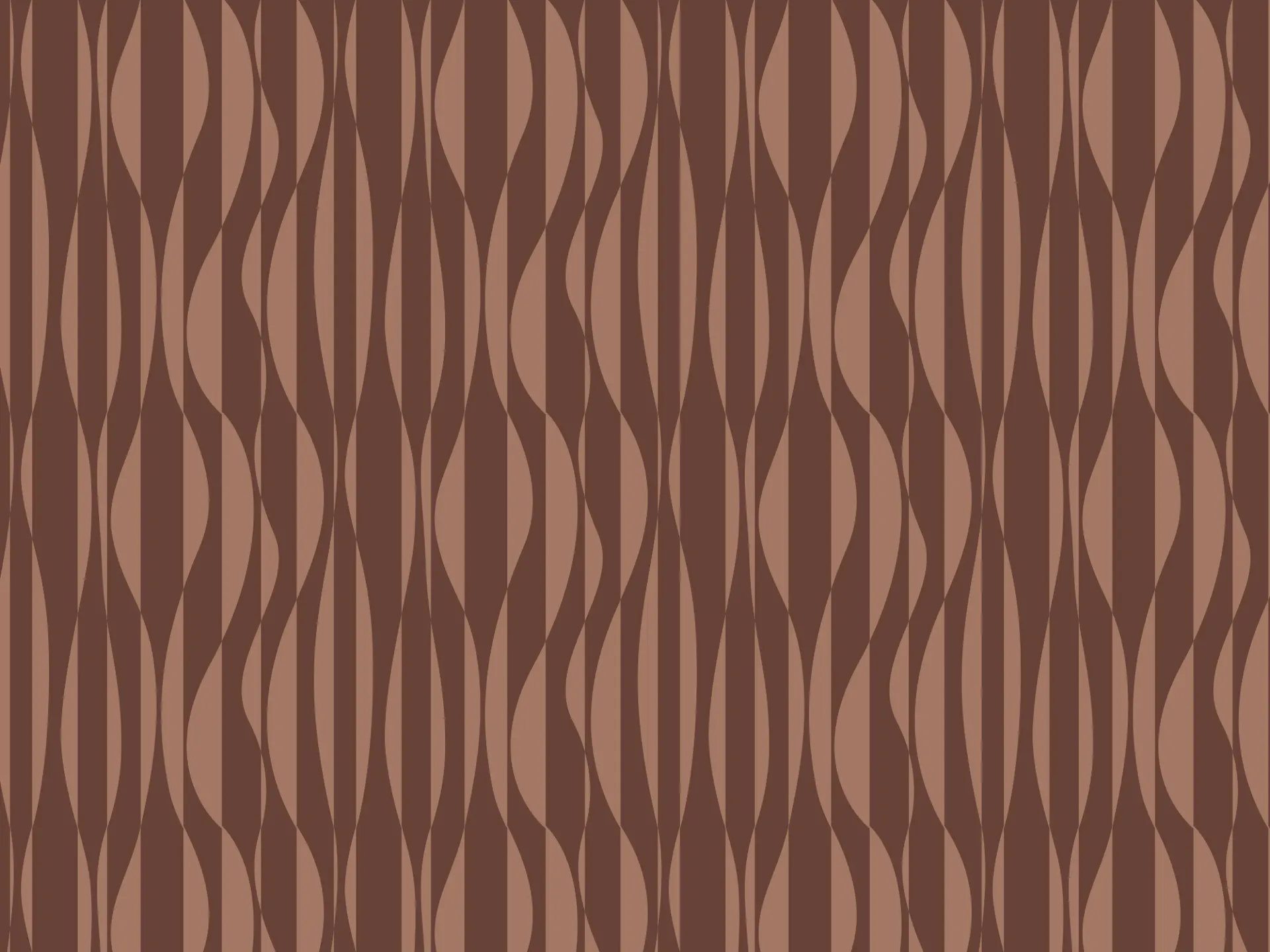[BH-PM-PF-013] Papel mural Ondas Cacao - Colección Patrones y Flores