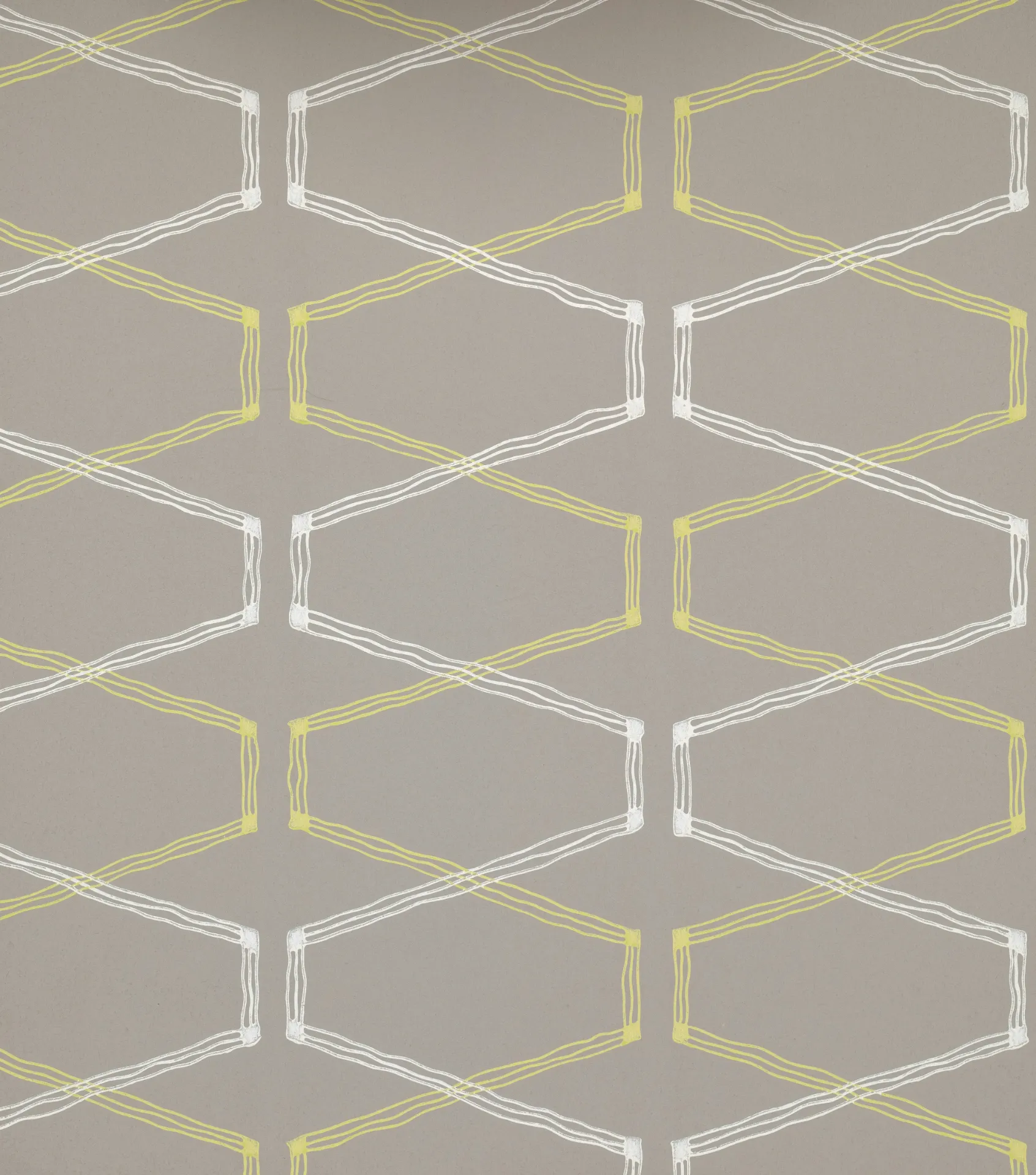 [BH-PM-PF-018] Papel mural Hexa Limón - Colección Patrones y Flores